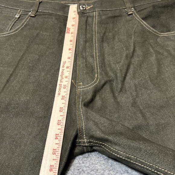 Vintage Members Property Coogi Straight Jeans Men's Size 42x32 Dark Green Denim - Picture 4 of 9